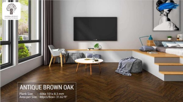 Herringbone Collection -Ultra - Antique Brown Oak