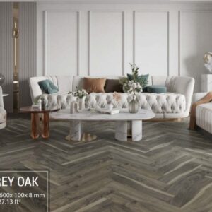 Herringbone Verena - Earl Grey Oak